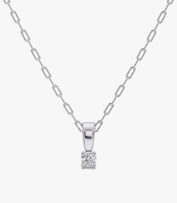 Aakruti Platinum Diamond Pendant