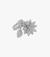 Lotus Diamonds And Gold Ring