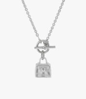 Zircon Embeded Mini Bag Pendant